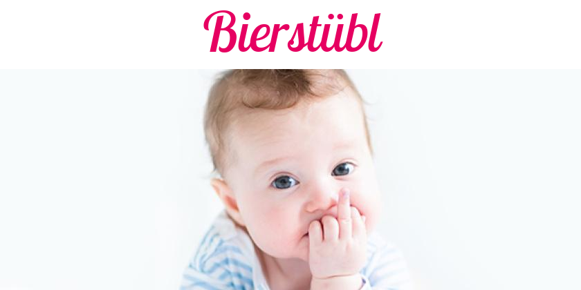 Namensbild von Bierstübl auf vorname.com