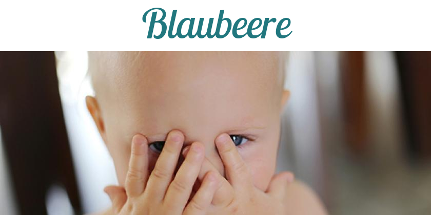 Namensbild von Blaubeere auf vorname.com