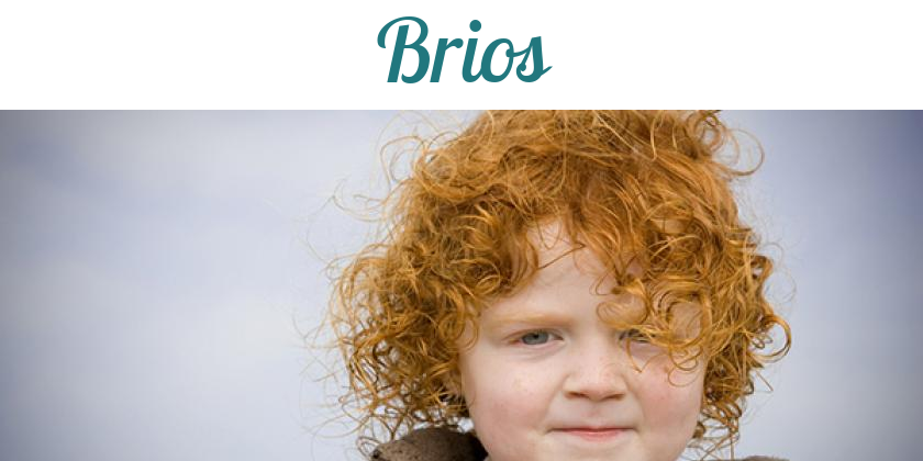 Namensbild von Brios auf vorname.com