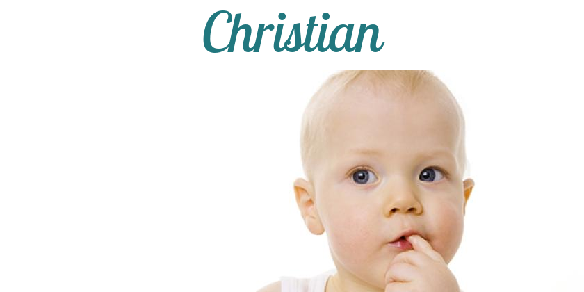Namensbild von Christian auf vorname.com