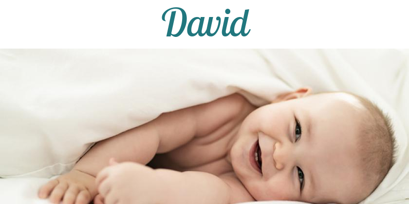Namensbild von David auf vorname.com