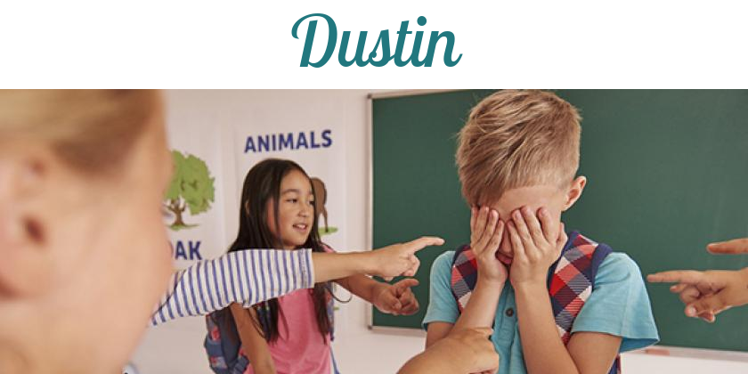 Namensbild von Dustin auf vorname.com