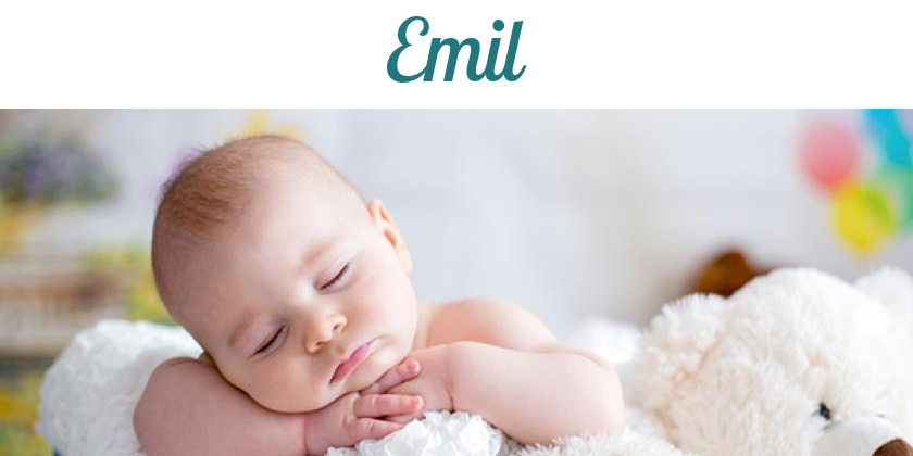 Namensbild von Emil auf vorname.com