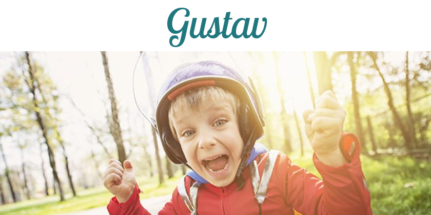 Namensbild von Gustav auf vorname.com