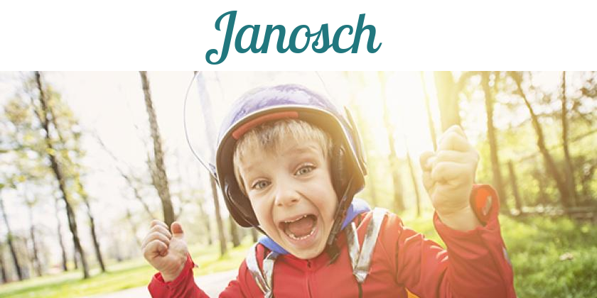 Namensbild von Janosch auf vorname.com