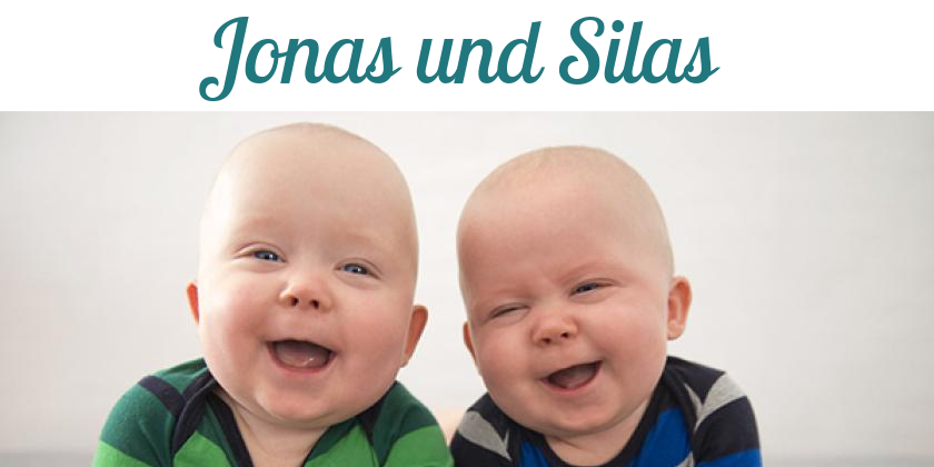 Namensbild von Jonas und Silas auf vorname.com