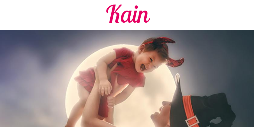 Namensbild von Kain auf vorname.com