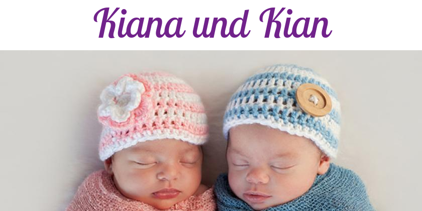Namensbild von Kiana und Kian auf vorname.com