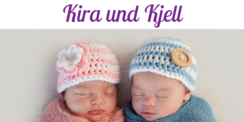 Namensbild von Kira und Kjell auf vorname.com