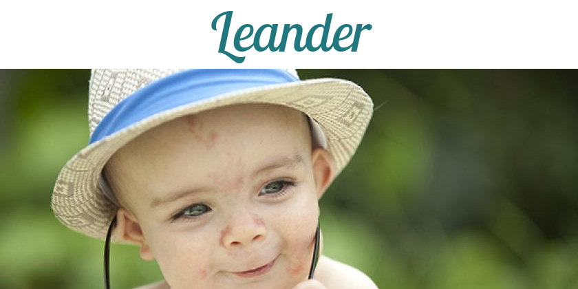 Namensbild von Leander auf vorname.com