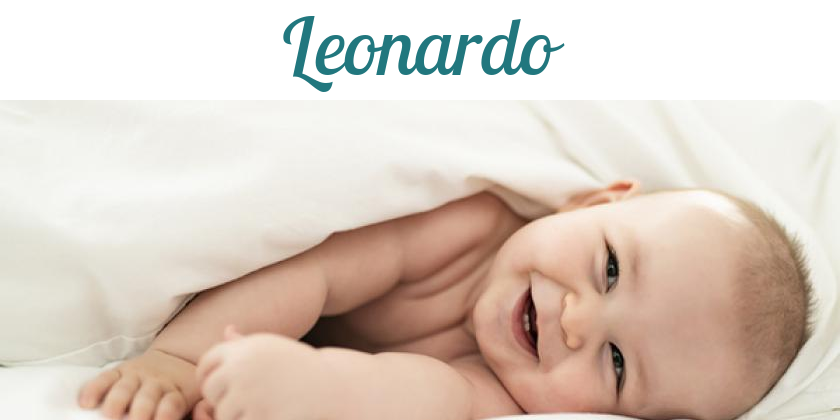 Namensbild von Leonardo auf vorname.com