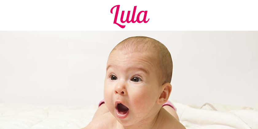 Namensbild von Lula auf vorname.com