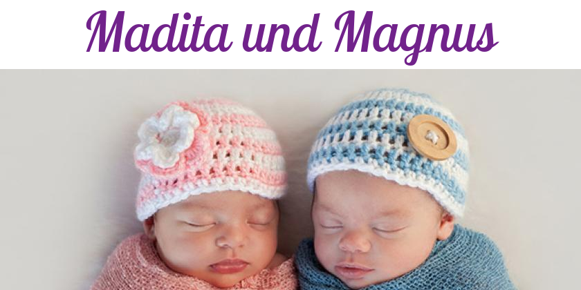 Namensbild von Madita und Magnus auf vorname.com
