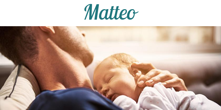 Namensbild von Matteo auf vorname.com
