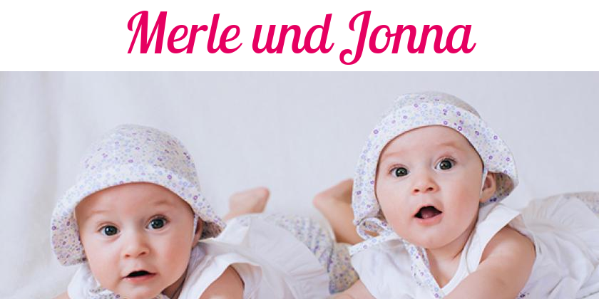 Namensbild von Merle und Jonna auf vorname.com