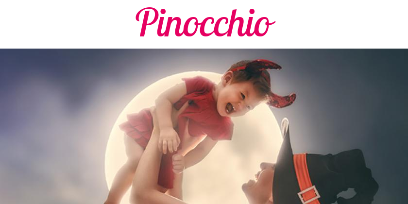 Namensbild von Pinocchio auf vorname.com