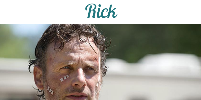 Namensbild von Rick auf vorname.com