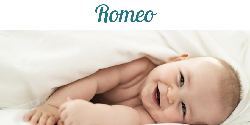 Namensbild von Romeo auf vorname.com