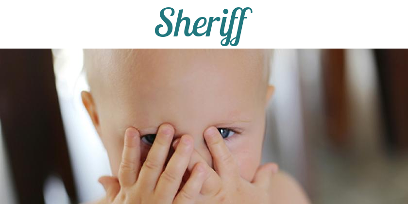 Namensbild von Sheriff auf vorname.com