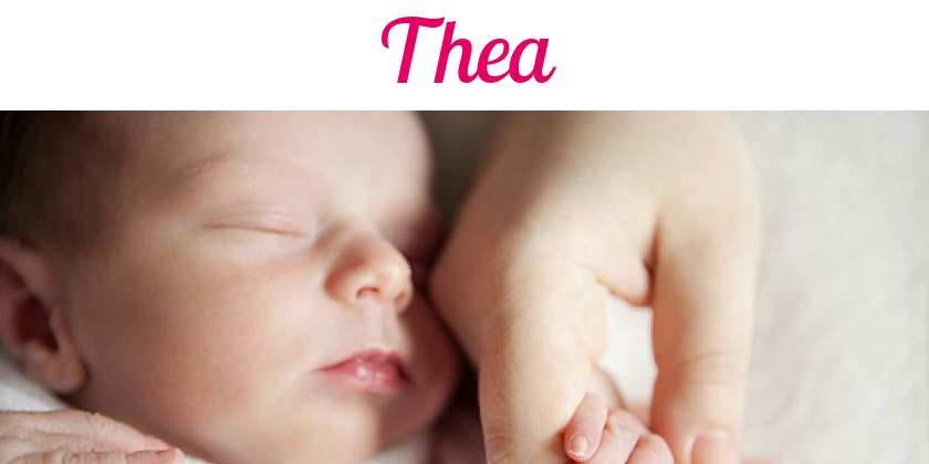Namensbild von Thea auf vorname.com