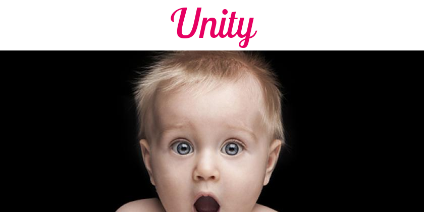 Namensbild von Unity auf vorname.com