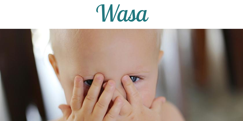 Namensbild von Wasa auf vorname.com