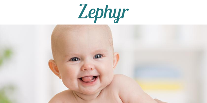 Namensbild von Zephyr auf vorname.com