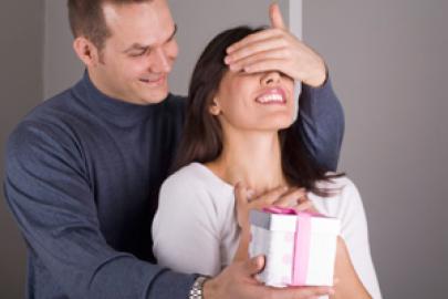Paar Geschenk Ueberraschung